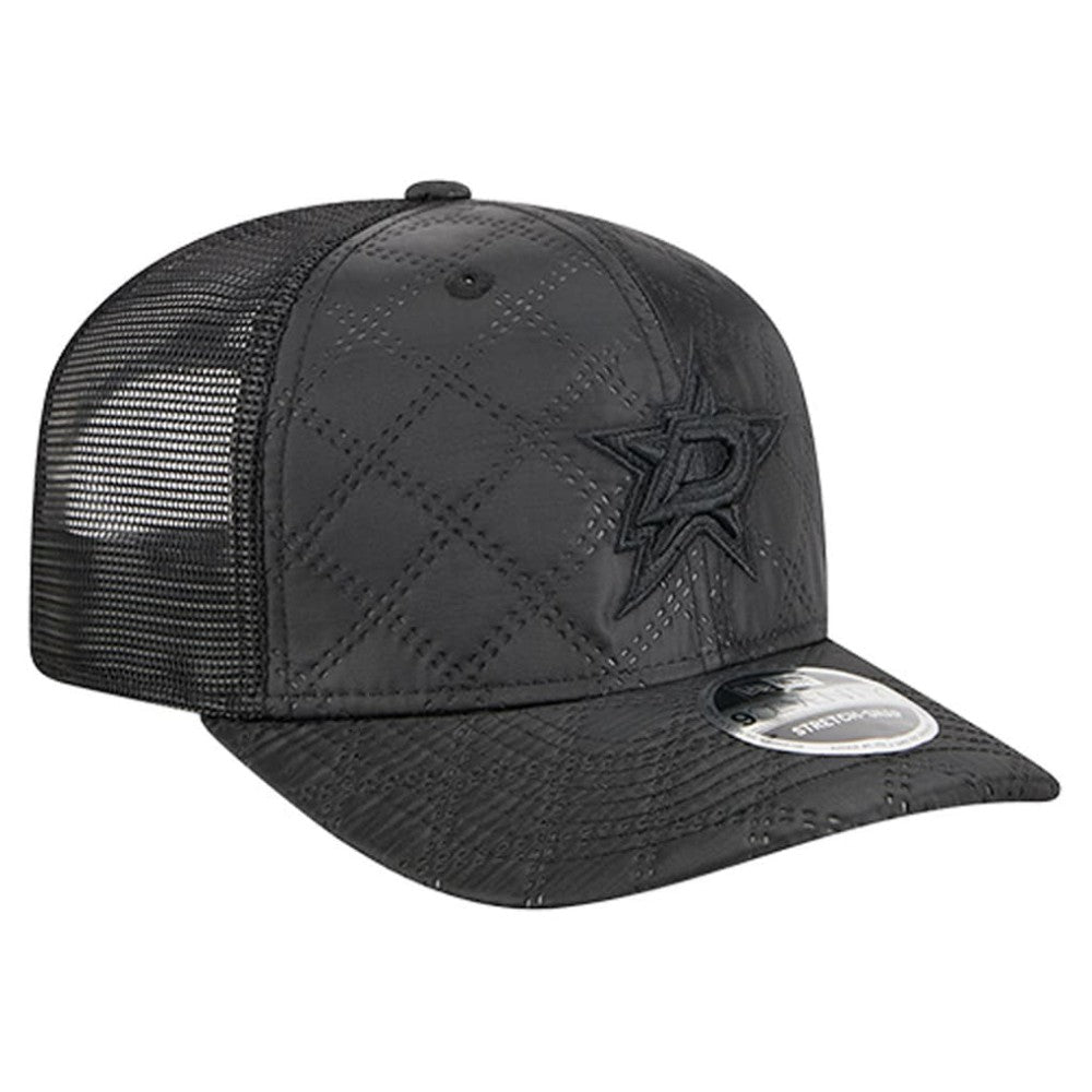 Dallas Stars New Era Quilted Nylon 9SEVENTY Adjustable Trucker Hat Black