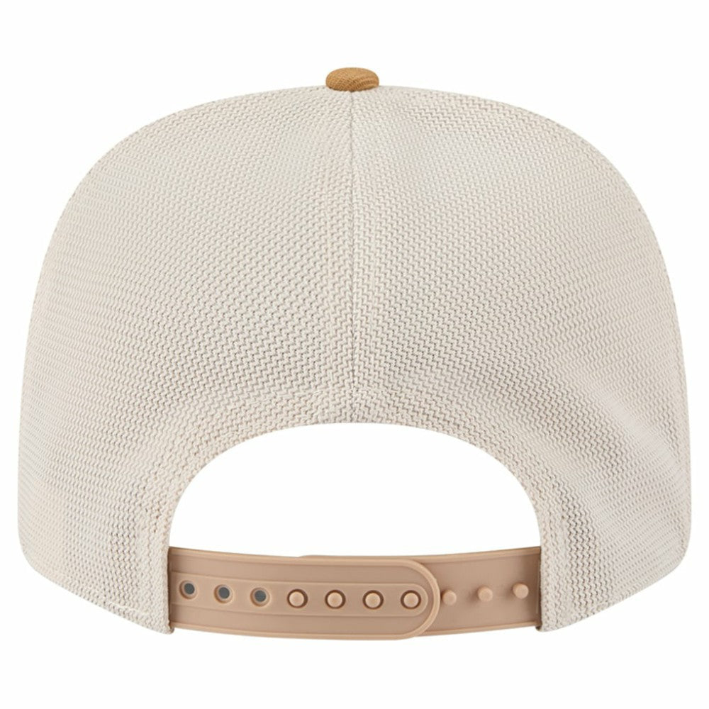 New Jersey Devils New Era Two-Tone Trucker 9SEVENTY Stretch Snap Adjustable Hat Tan/Light Brown