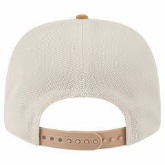 Vegas Golden Knights New Era Two-Tone Trucker 9SEVENTY Stretch Snap Adjustable Hat Tan/Light Brown