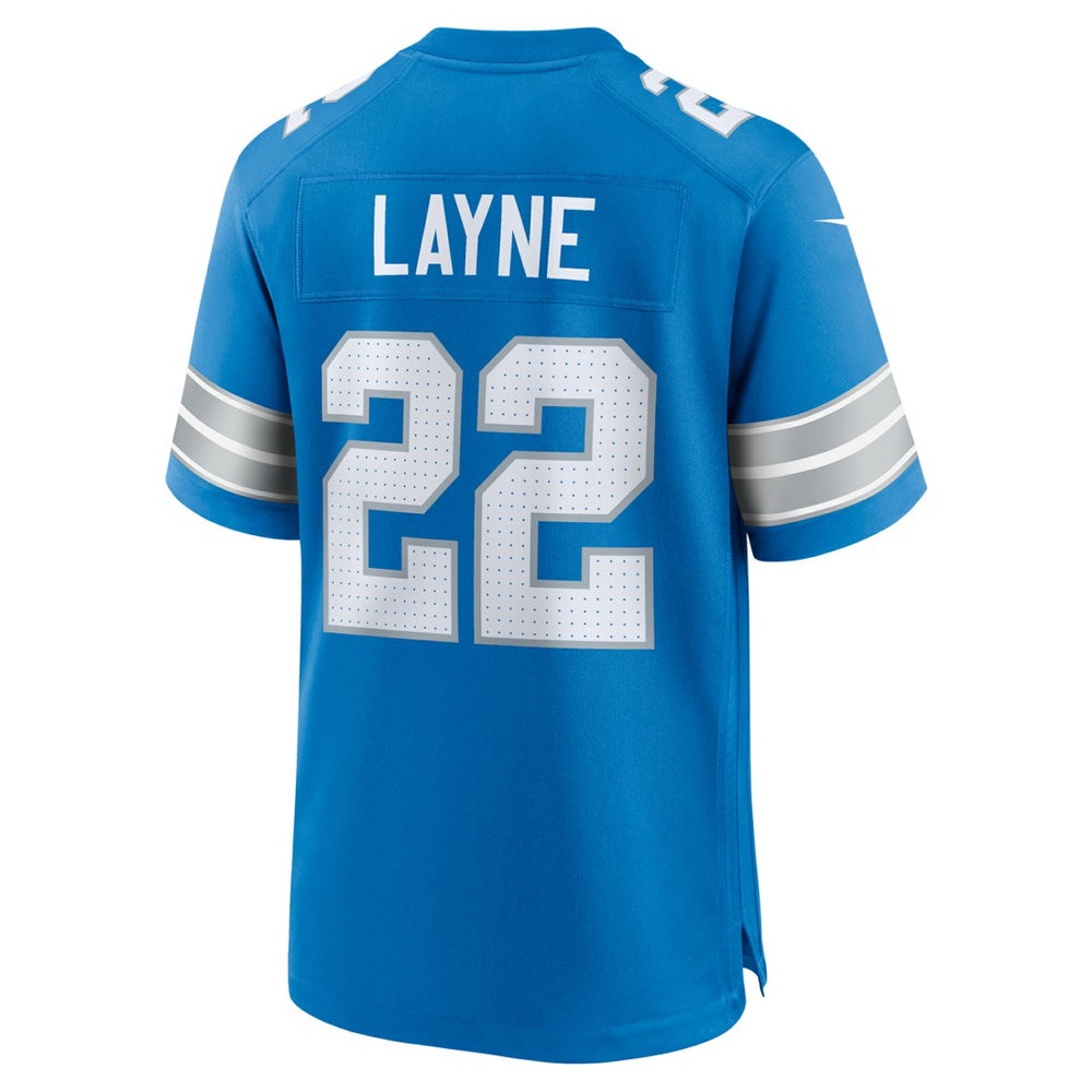 Bobby Layne Detroit Lions Retired Player Game Jersey - Blue