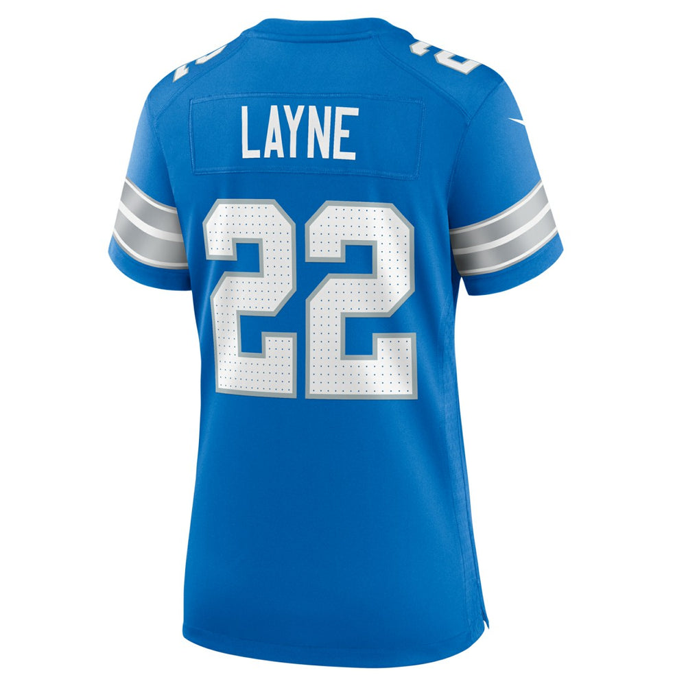 Bobby Layne Detroit Lions Women's Retired Player Game Jersey - Blue