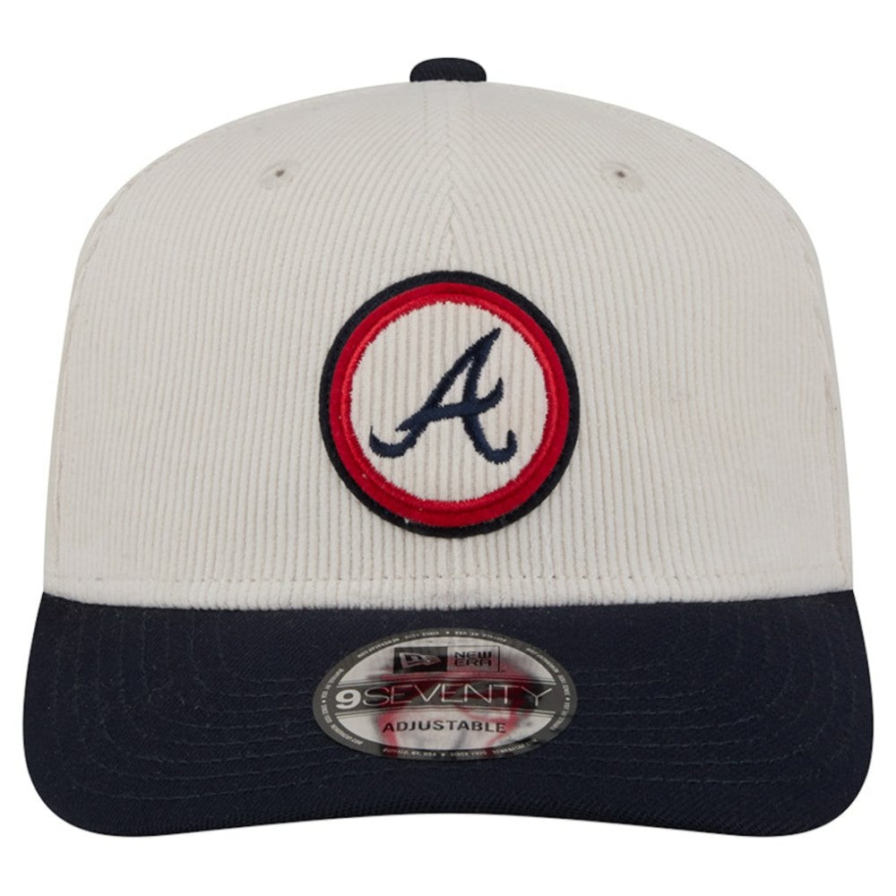 Atlanta Braves Loyal 9SEVENTY Adjustable Hat Cream | New Era