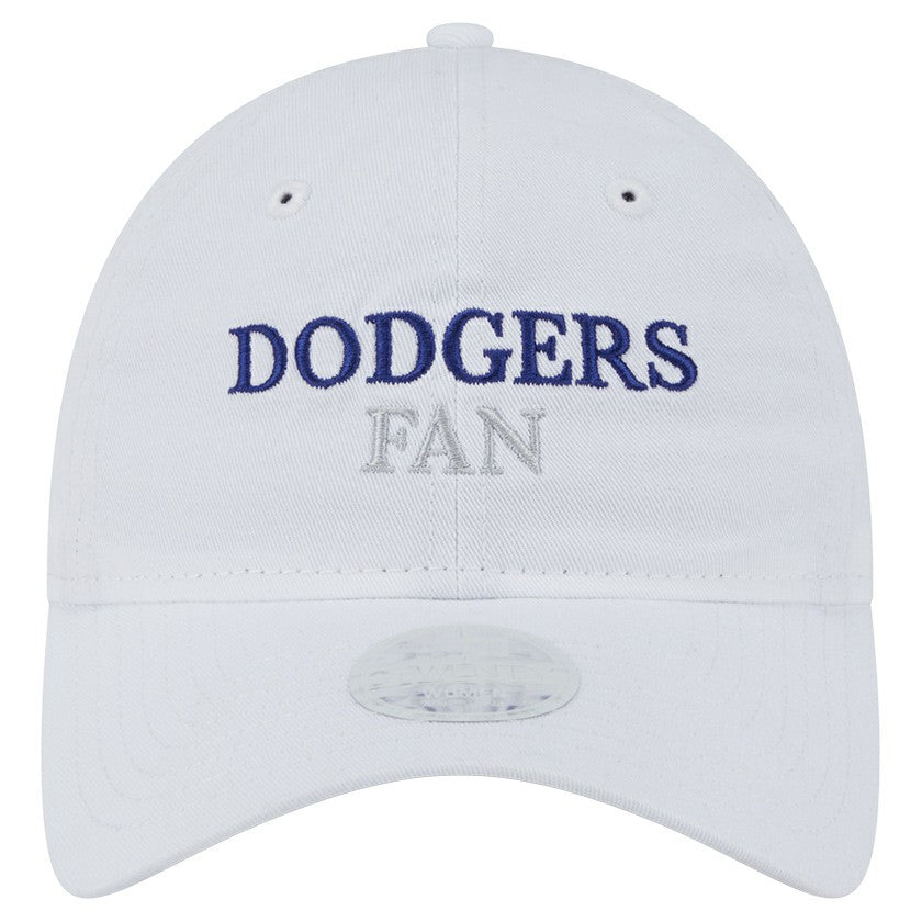 Los Angeles Dodgers Women's Team Fan 9TWENTY Adjustable Hat White | New Era