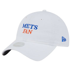 New York Mets Women's Team Fan 9TWENTY Adjustable Hat White | New Era