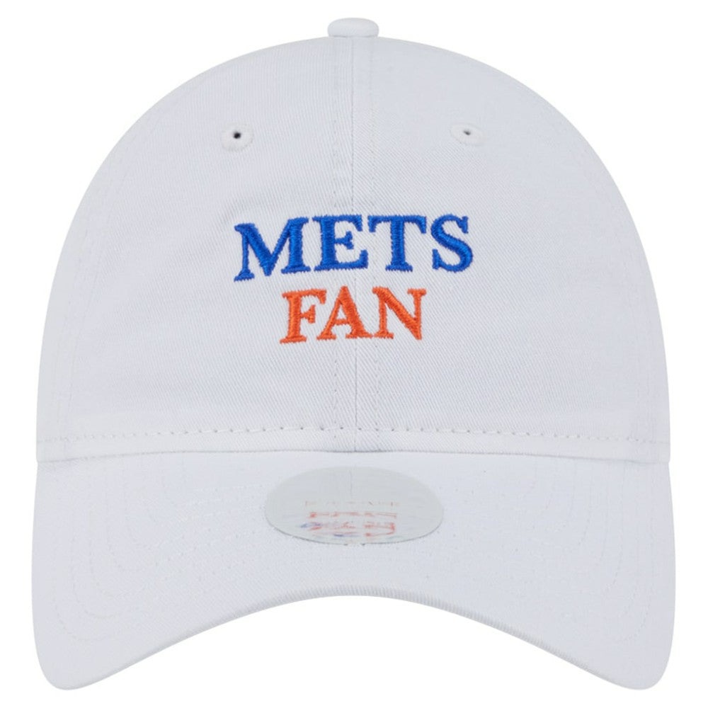 New York Mets Women's Team Fan 9TWENTY Adjustable Hat White | New Era