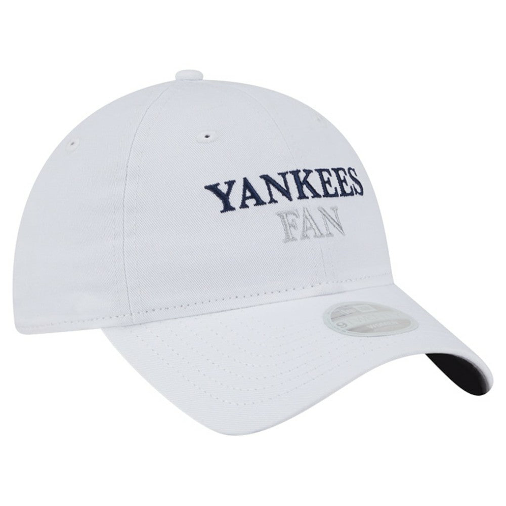 New York Yankees Women's Team Fan 9TWENTY Adjustable Hat White | New Era
