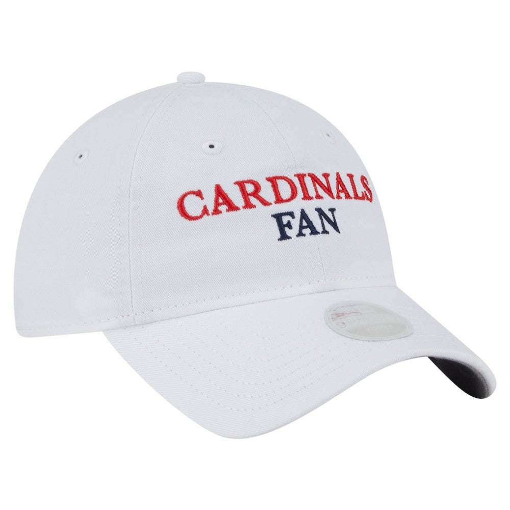 St. Louis Cardinals Women's Team Fan 9TWENTY Adjustable Hat White | New Era