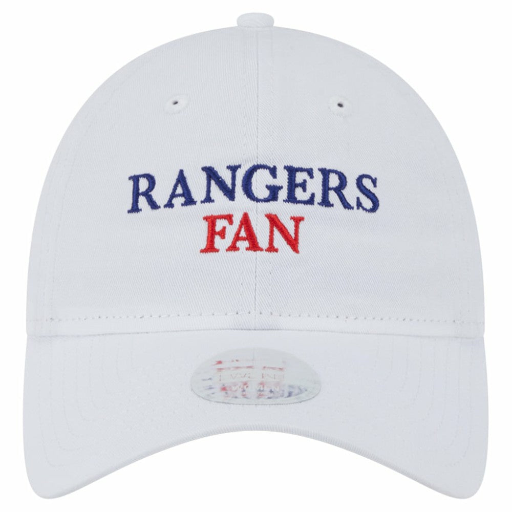 Texas Rangers Women's Team Fan 9TWENTY Adjustable Hat White | New Era
