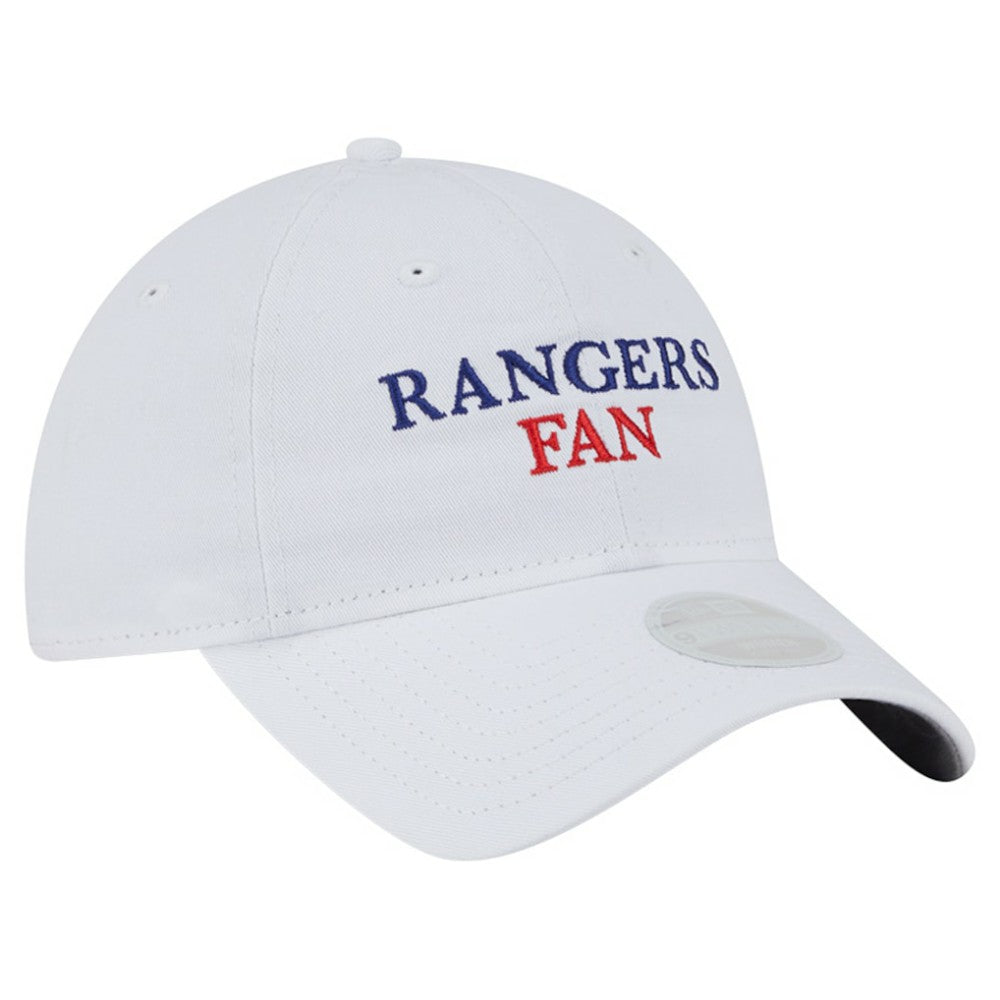 Texas Rangers Women's Team Fan 9TWENTY Adjustable Hat White | New Era