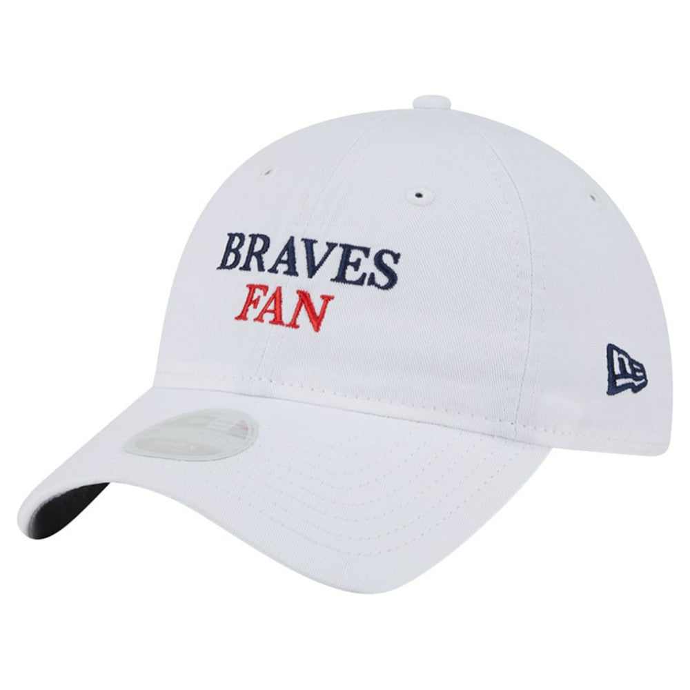 Atlanta Braves Women's Team Fan 9TWENTY Adjustable Hat White | New Era
