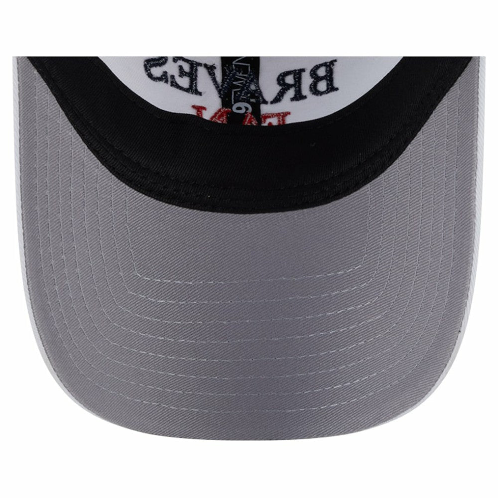 Atlanta Braves Women's Team Fan 9TWENTY Adjustable Hat White | New Era