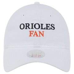 Baltimore Orioles Women's Team Fan 9TWENTY Adjustable Hat White | New Era
