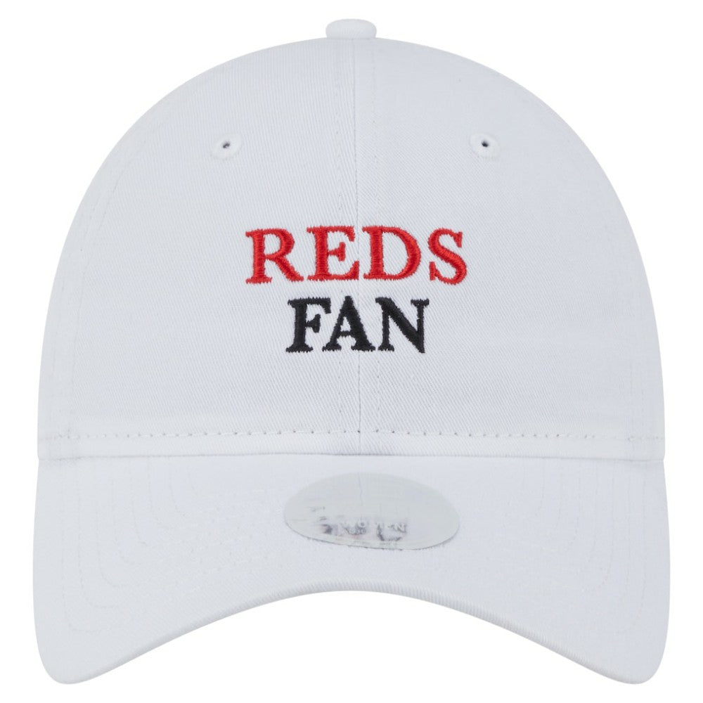 Cincinnati Reds Women's Team Fan 9TWENTY Adjustable Hat White | New Era