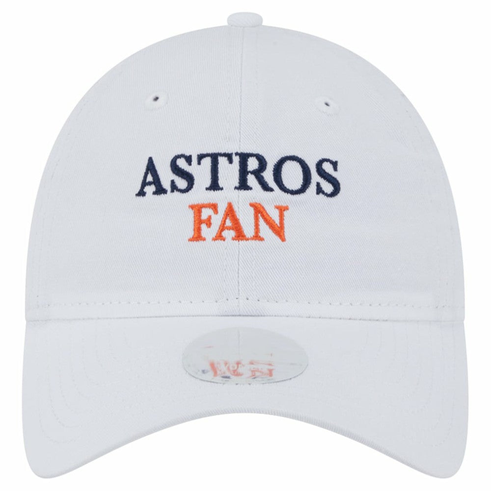 Houston Astros Women's Team Fan 9TWENTY Adjustable Hat White | New Era