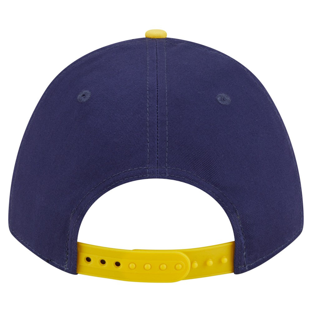 Milwaukee Brewers Arch 9FORTY A-Frame M-Crown Adjustable Hat Navy/Gold | New Era