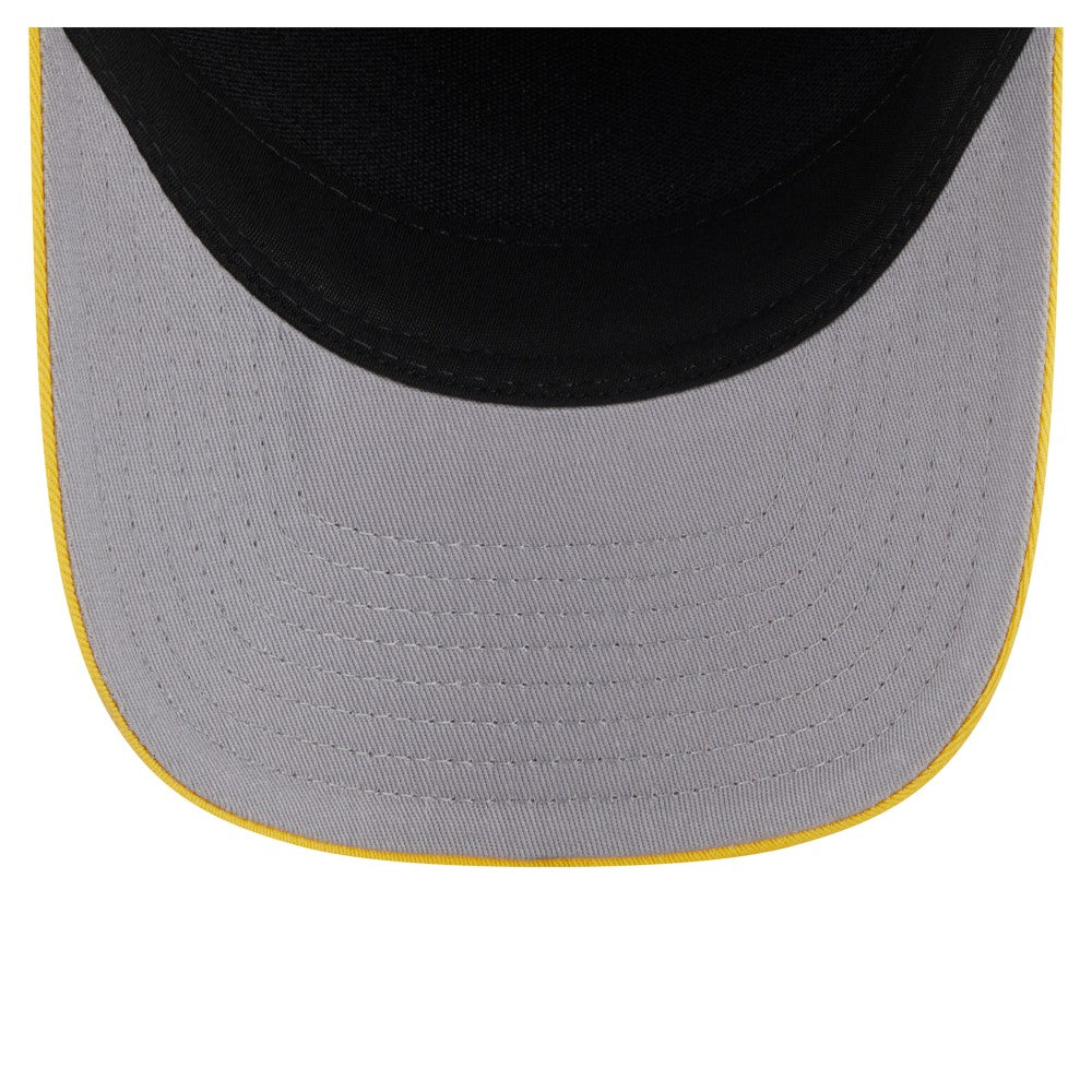Milwaukee Brewers Arch 9FORTY A-Frame M-Crown Adjustable Hat Navy/Gold | New Era