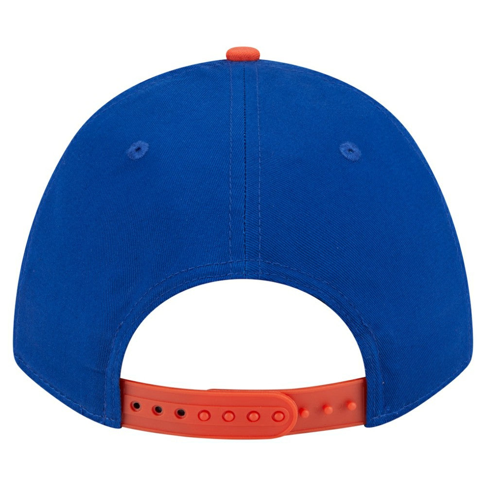 New York Mets Arch 9FORTY A-Frame M-Crown Adjustable Hat Royal/Orange | New Era