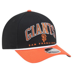 San Francisco Giants Arch 9FORTY A-Frame M-Crown Adjustable Hat Black/Orange | New Era
