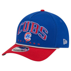 Chicago Cubs Arch 9FORTY A-Frame M-Crown Adjustable Hat Royal/Red | New Era
