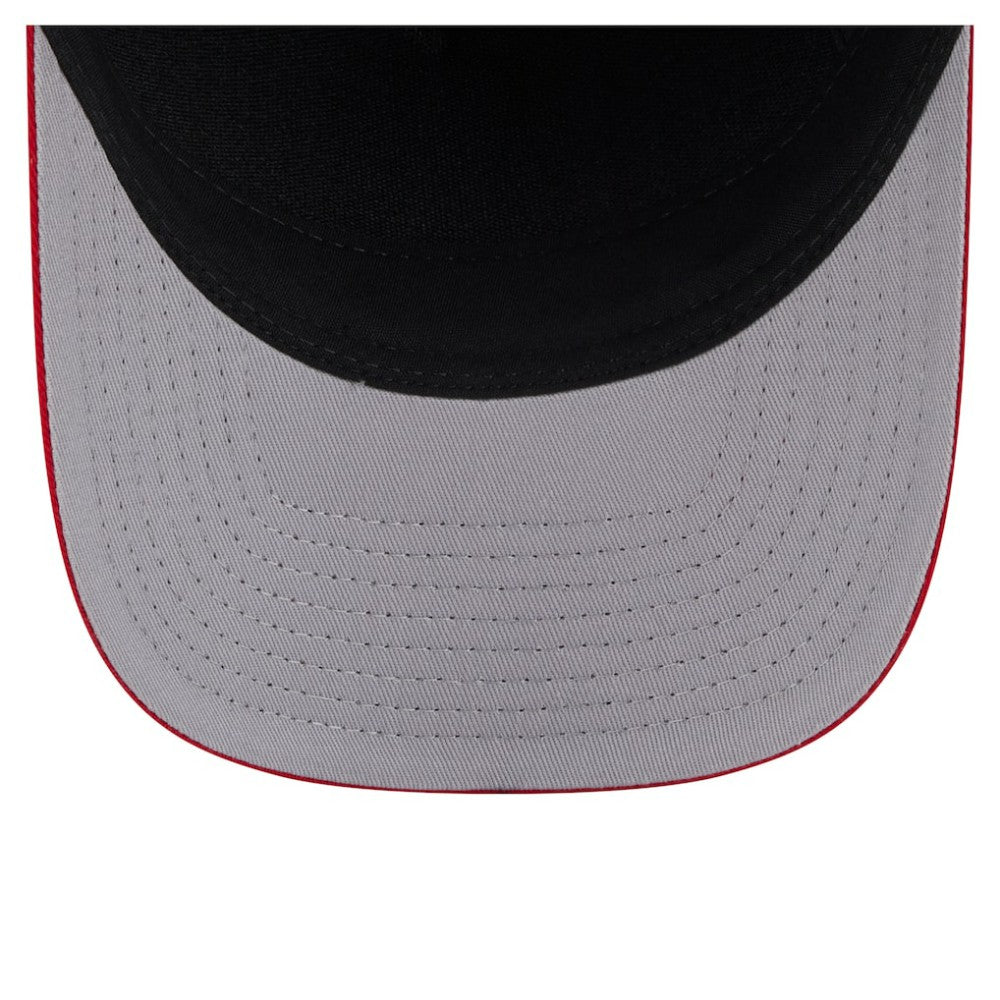 Atlanta Braves Arch 9FORTY A-Frame M-Crown Adjustable Hat Navy/Red | New Era