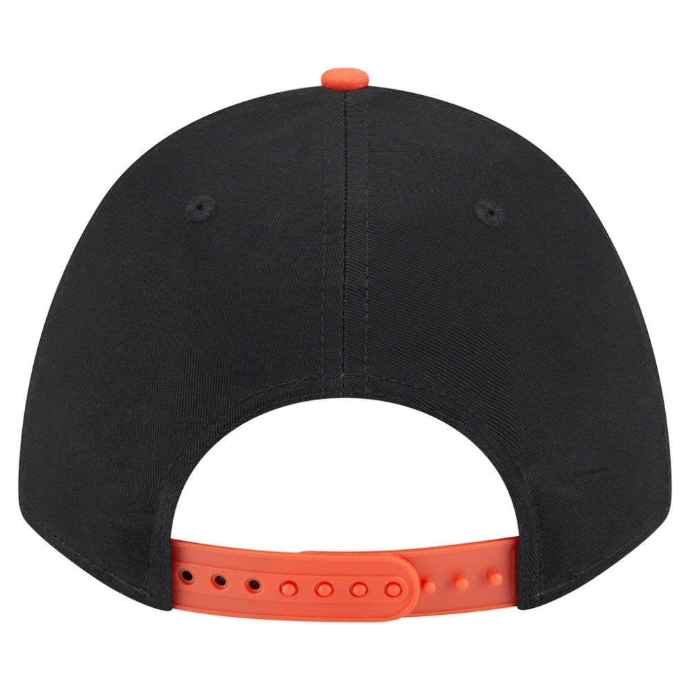 Baltimore Orioles Arch 9FORTY A-Frame M-Crown Adjustable Hat Black/Orange | New Era