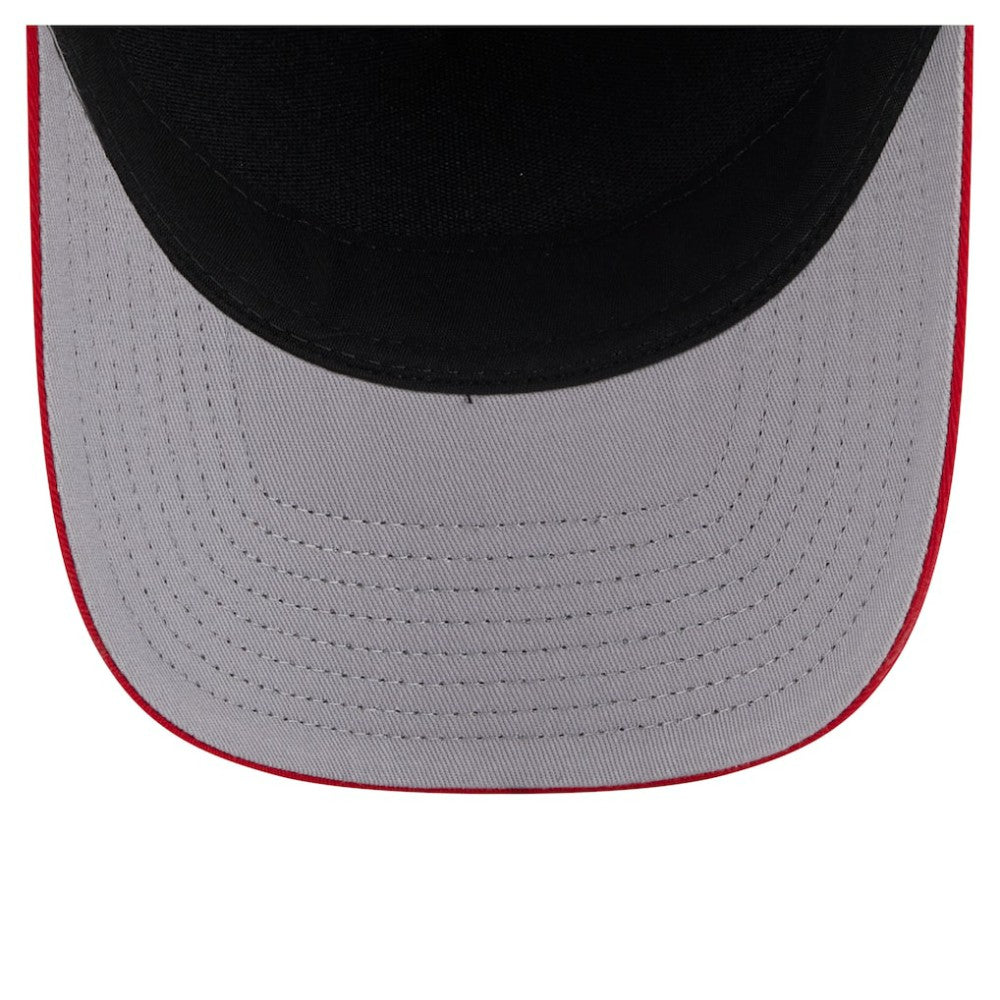 Boston Red Sox Arch 9FORTY A-Frame M-Crown Adjustable Hat Navy/Red | New Era