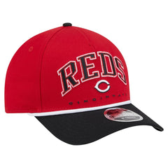 Cincinnati Reds Arch 9FORTY A-Frame M-Crown Adjustable Hat Red/Black | New Era