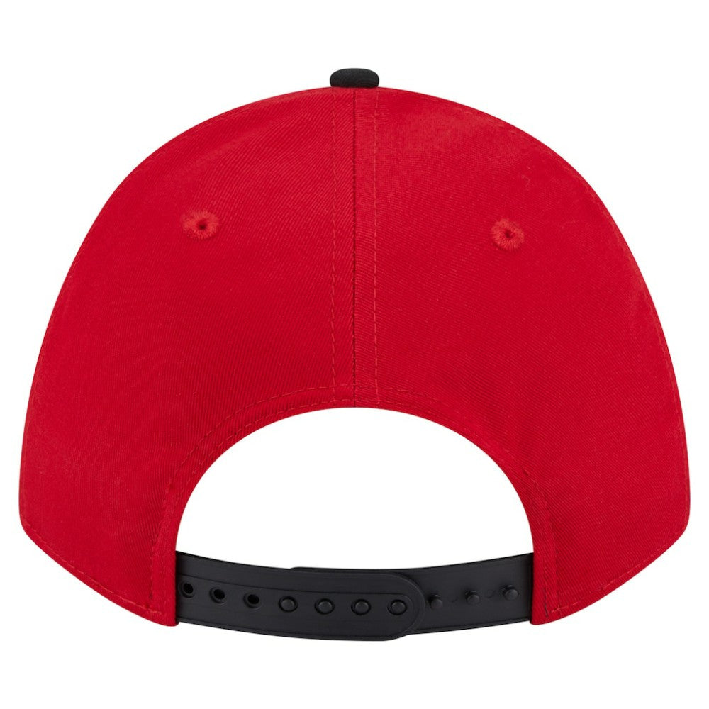 Cincinnati Reds Arch 9FORTY A-Frame M-Crown Adjustable Hat Red/Black | New Era