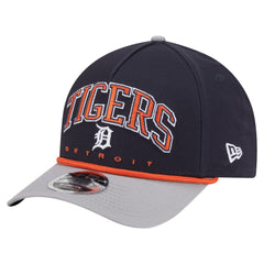 Detroit Tigers Arch 9FORTY A-Frame M-Crown Adjustable Hat Navy/Gray | New Era