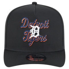 Detroit Tigers Chainstitch 9FIFTY A-Frame Snapback Hat Black | New Era