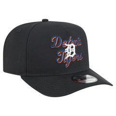 Detroit Tigers Chainstitch 9FIFTY A-Frame Snapback Hat Black | New Era