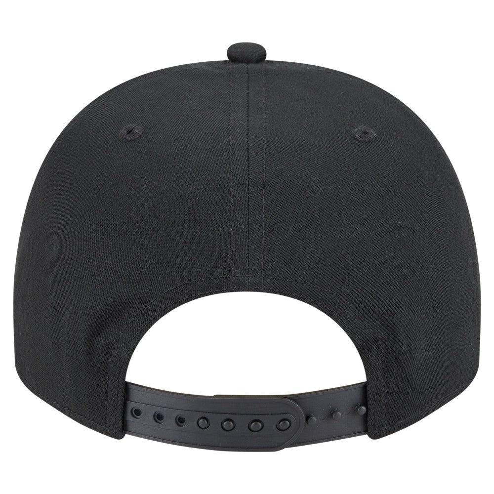 Los Angeles Angels Chainstitch 9FIFTY A-Frame Snapback Hat Black | New Era