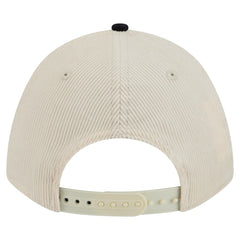 New York Yankees Sided Corduroy 9FORTY A-Frame Adjustable Hat Cream/Navy | New Era