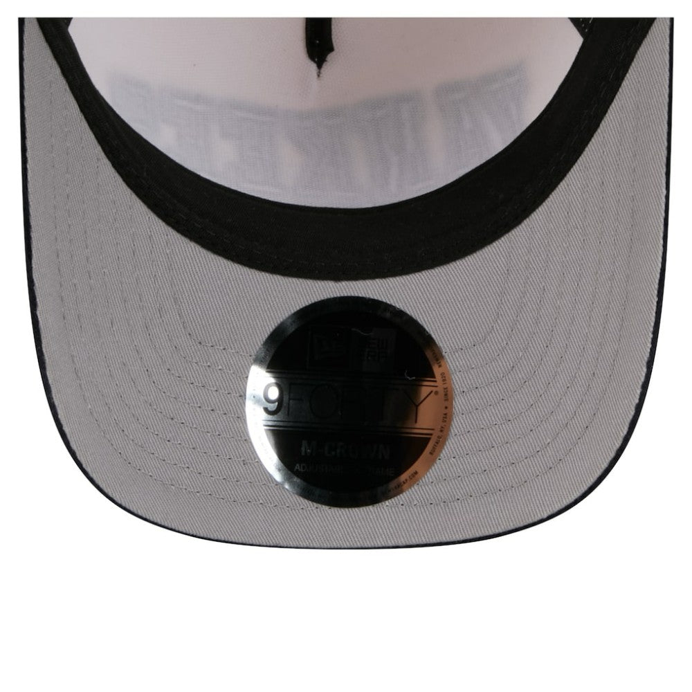 New York Yankees Sided Corduroy 9FORTY A-Frame Adjustable Hat Cream/Navy | New Era
