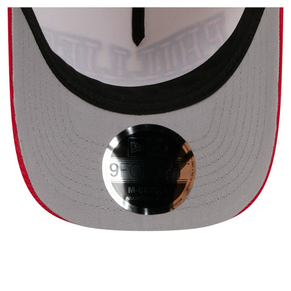 Philadelphia Phillies Sided Corduroy 9FORTY A-Frame Adjustable Hat Cream/Red | New Era