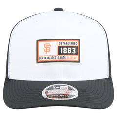San Francisco Giants Established Patch 9SEVENTY Adjustable Hat White/Black | New Era