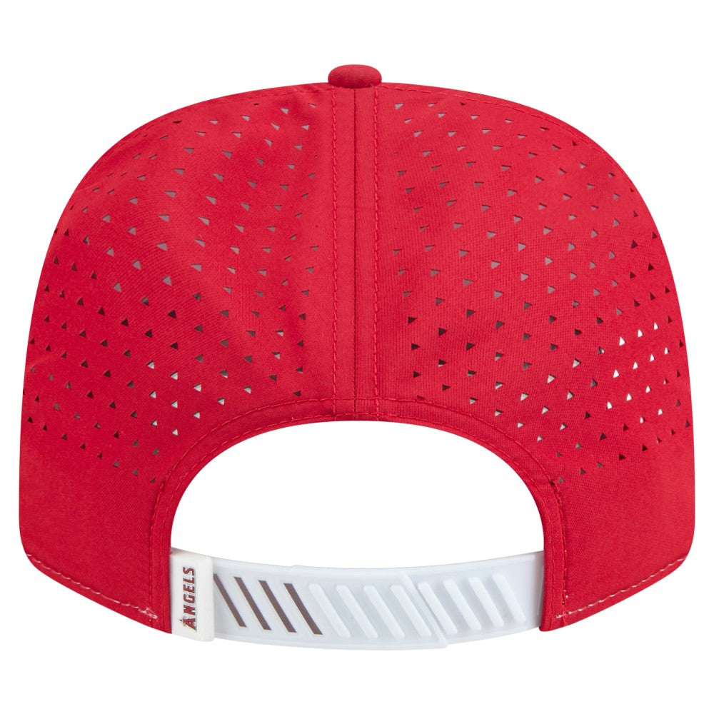 Los Angeles Angels Established Patch 9SEVENTY Adjustable Hat White/Red | New Era