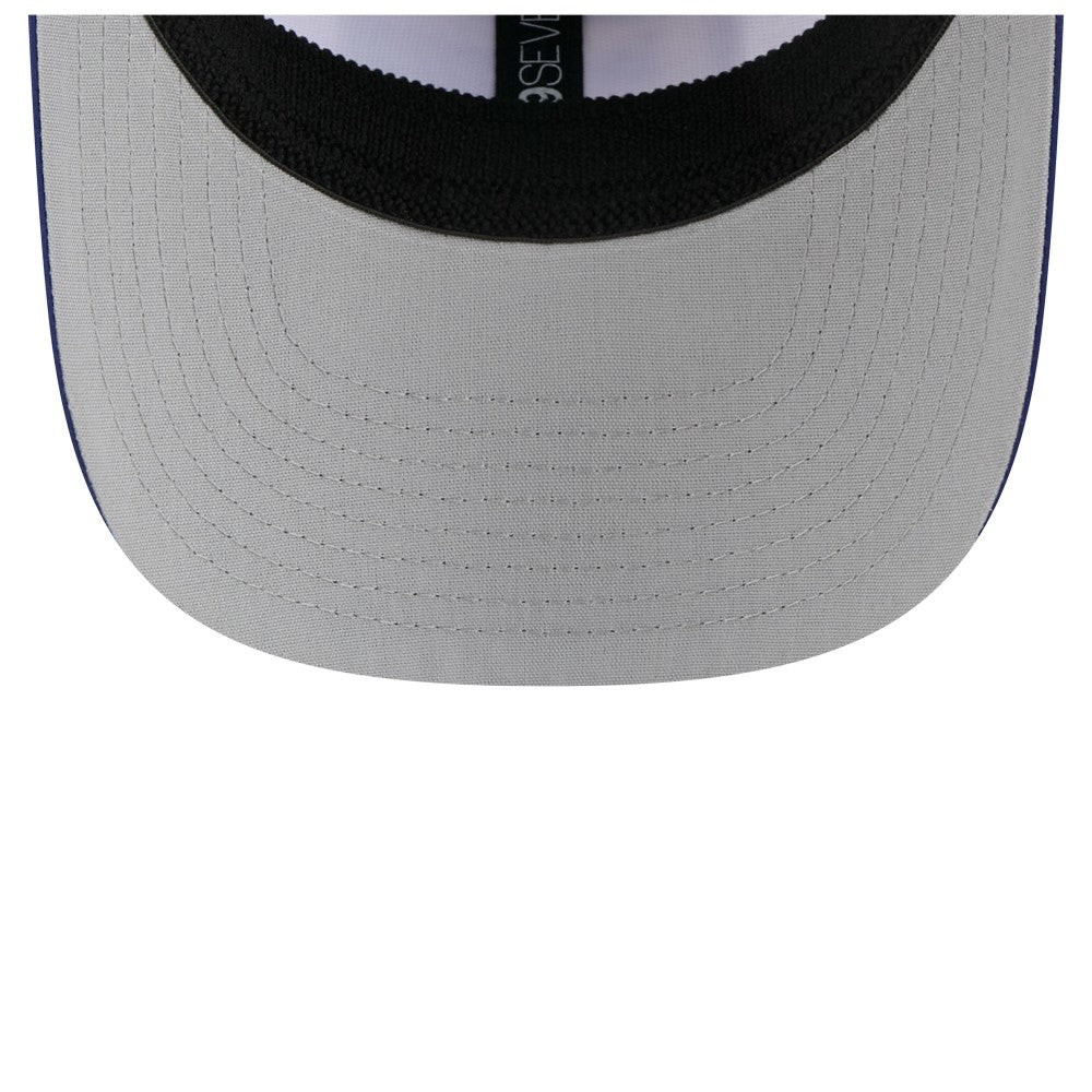Los Angeles Dodgers Established Patch 9SEVENTY Adjustable Hat White/Royal | New Era