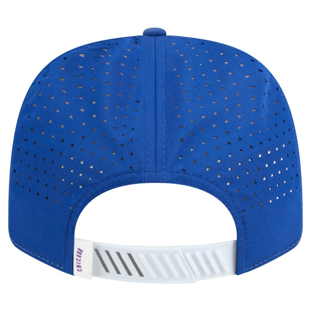 Chicago Cubs Established Patch 9SEVENTY Adjustable Hat White/Royal | New Era