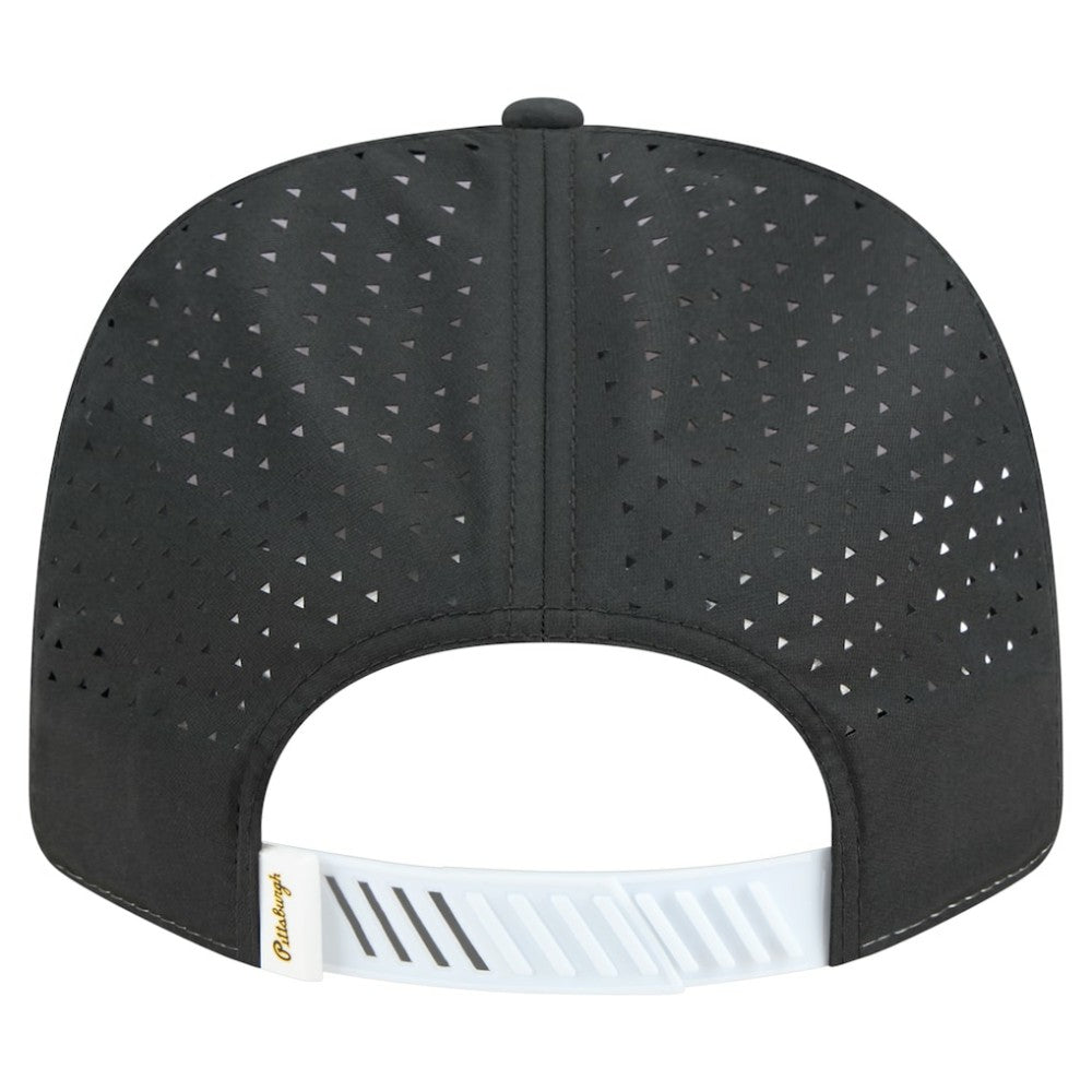 Pittsburgh Pirates Established Patch 9SEVENTY Adjustable Hat White/Black | New Era