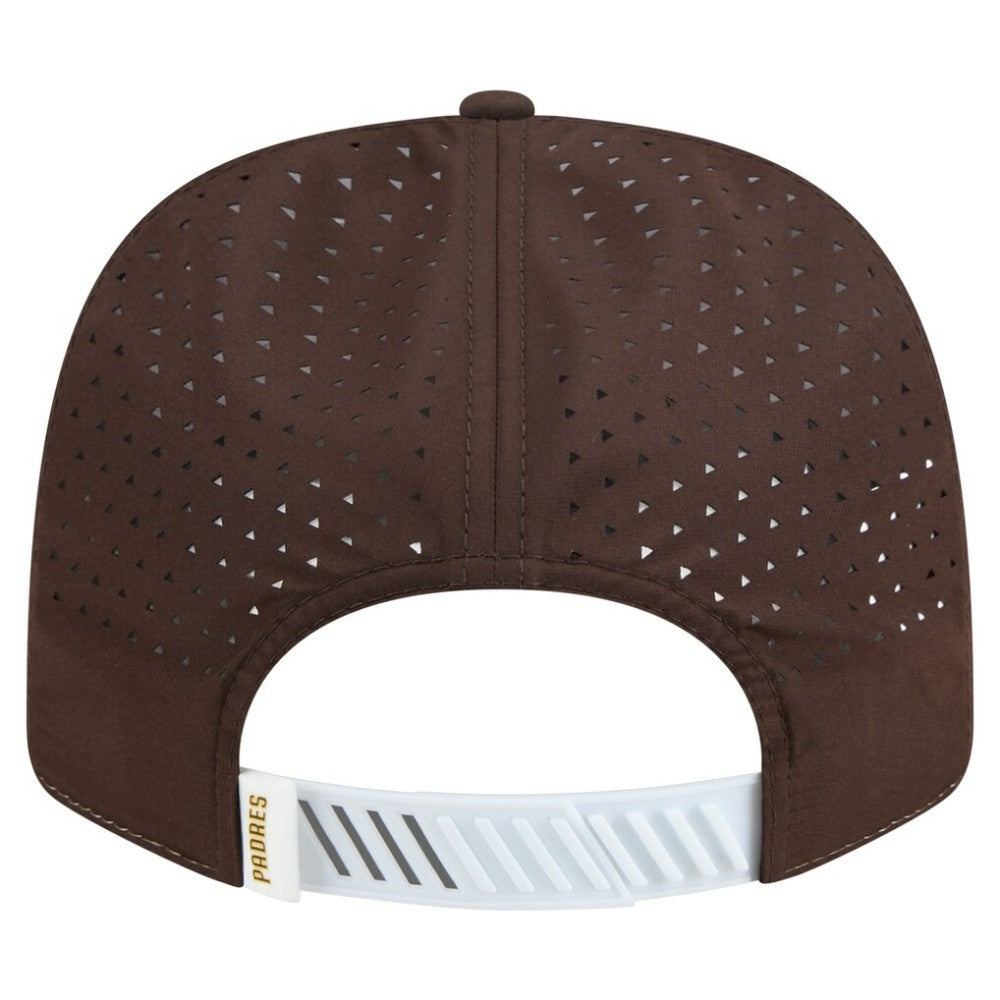 San Diego Padres Established Patch 9SEVENTY Adjustable Hat White/Brown | New Era