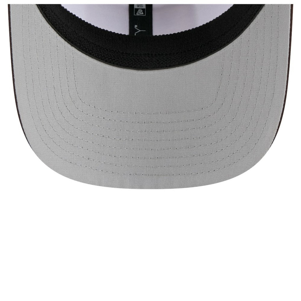 San Diego Padres Established Patch 9SEVENTY Adjustable Hat White/Brown | New Era
