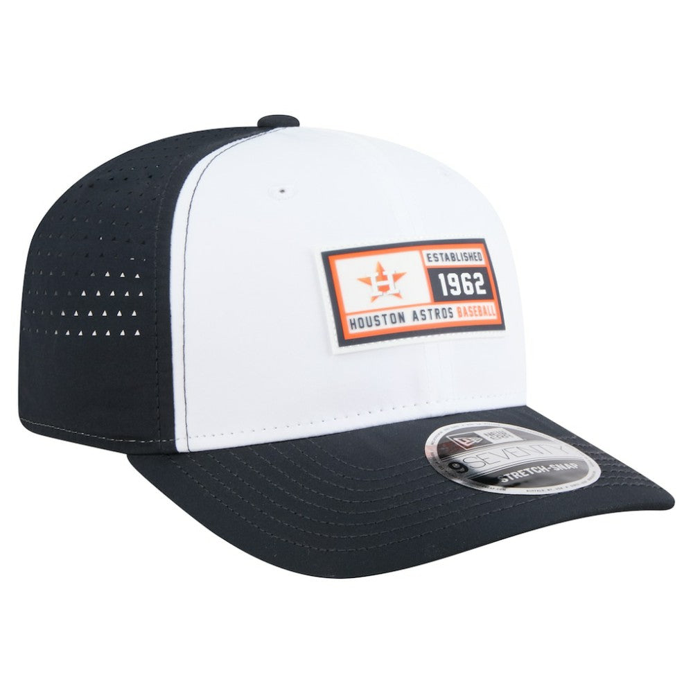 Houston Astros Established Patch 9SEVENTY Adjustable Hat White/Navy | New Era