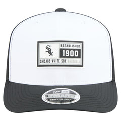 Chicago White Sox Established Patch 9SEVENTY Adjustable Hat White/Black | New Era