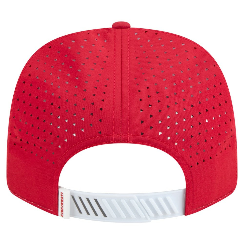 Cincinnati Reds Established Patch 9SEVENTY Adjustable Hat White/Red | New Era