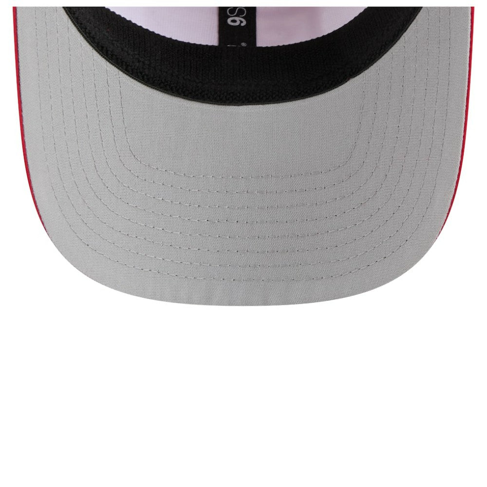 Cincinnati Reds Established Patch 9SEVENTY Adjustable Hat White/Red | New Era