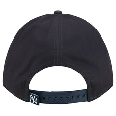 New York Yankees Women's Metallic A-Frame 9FORTY Adjustable Hat Navy | New Era