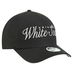 Chicago White Sox Women's Metallic A-Frame 9FORTY Adjustable Hat Black | New Era