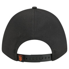 San Francisco Giants Women's Metallic A-Frame 9FORTY Adjustable Hat Black | New Era