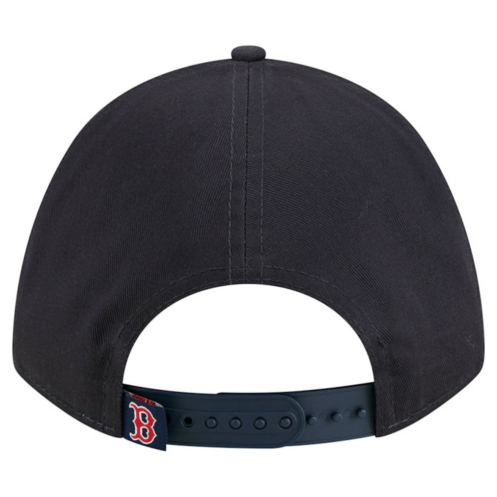 Boston Red Sox Women's Metallic A-Frame 9FORTY Adjustable Hat Navy | New Era